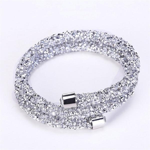 Bracelets Fashion Shiny Wrap Bracelet Full Bangle for Women ADM