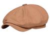 [sproutsy] Casual Men's Simple Solid Color Newsboy Hat (JP, Size Chart, 58.0 Cm, Beige)