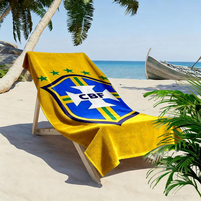 CBF Print Beach Towel, Large Soft Quick Dry Towel for Beach Camping Swimming