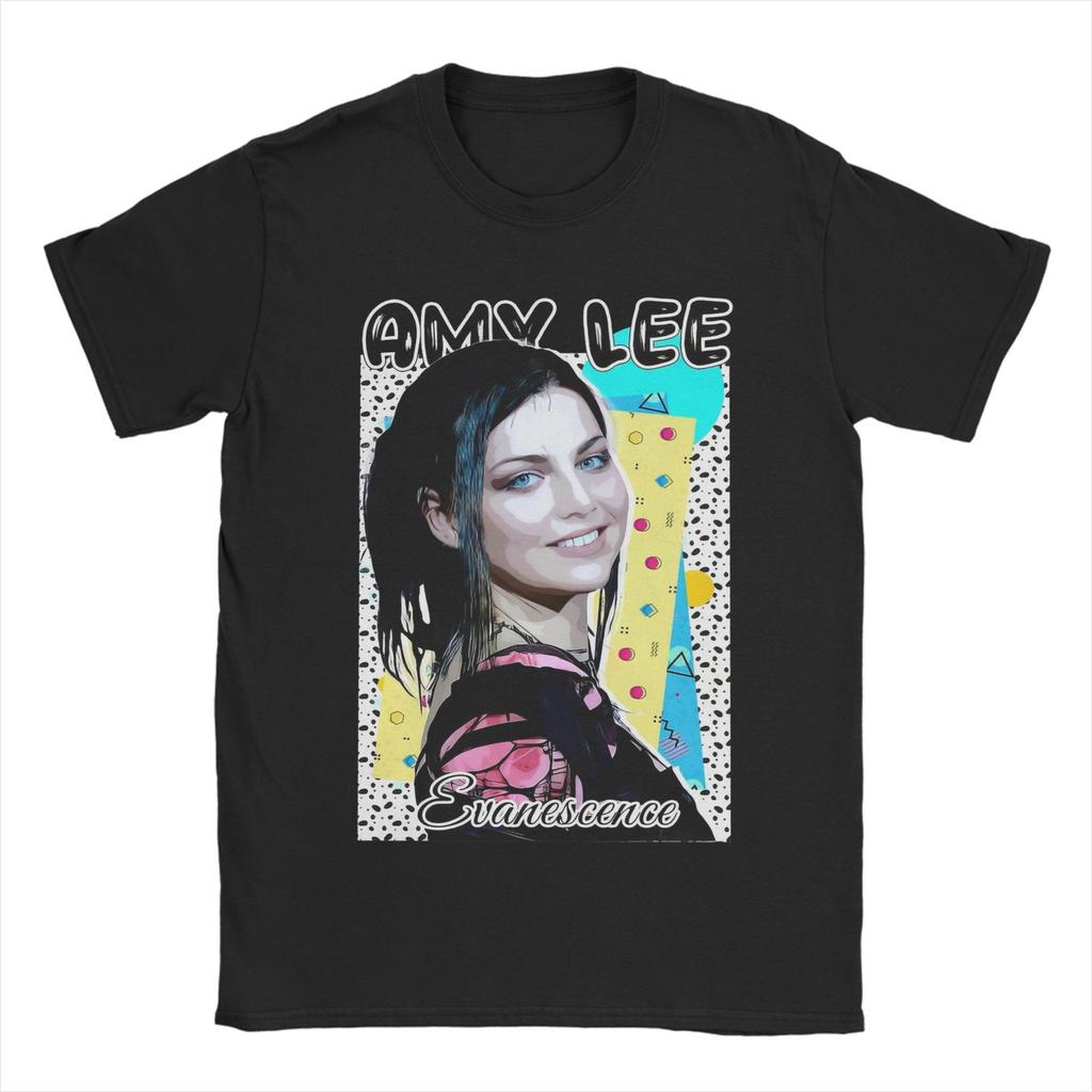 Повседневная футболка Evanescence для мужчин 100% хлопок, короткий рукав, рок-группа, круглый вырез, летний топ