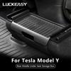 LUCKEASY For Tesla Model Y - The Driver And Passenger Seats Rear Middle Storage Box Under Seat Trash Box Car