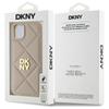 Dkny Dkhcp15Mpqdsle iPhone 15 Plus 6.7 Бежевый/Beige Стеганый Сложенный Логотип
