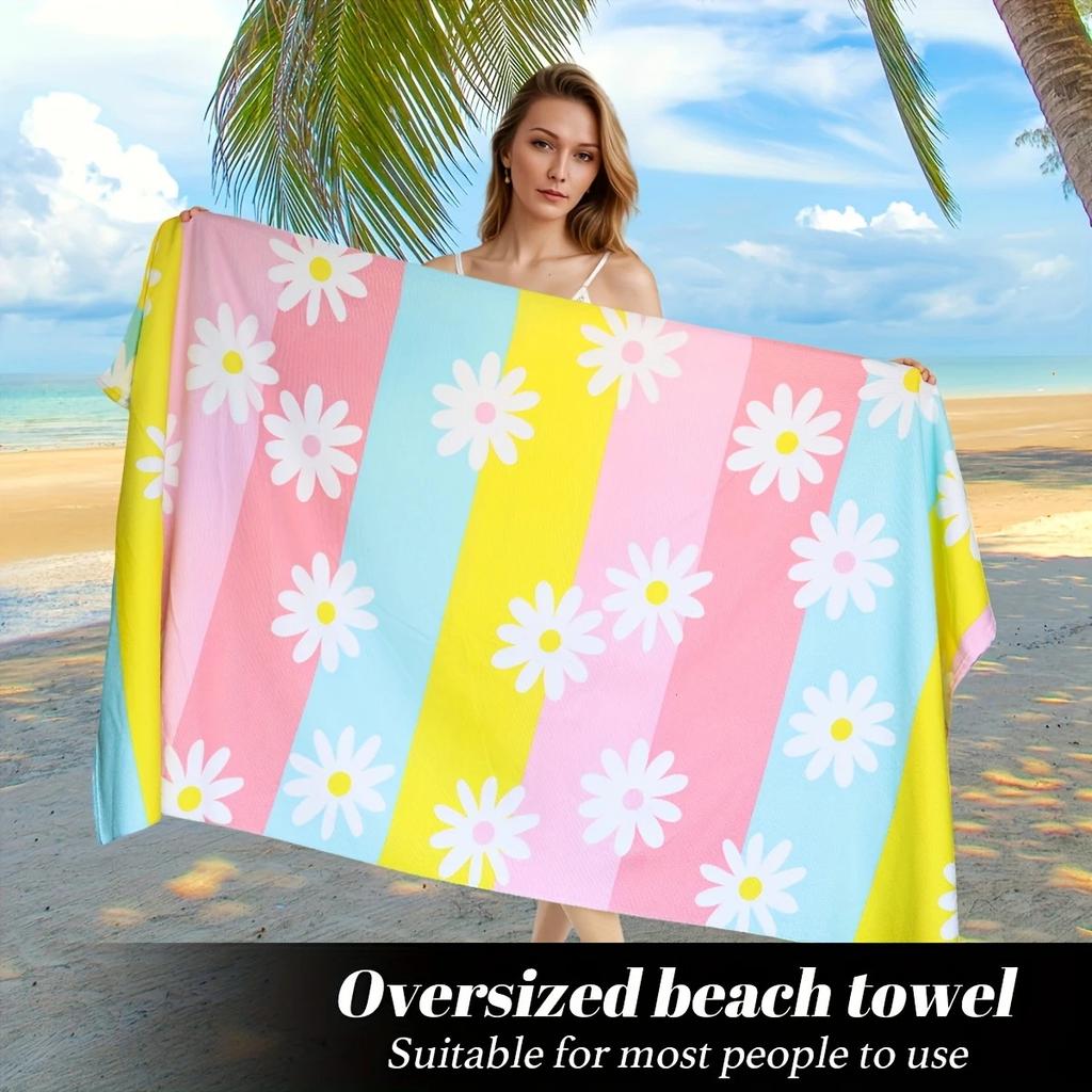 Beach Towel Digital Printing Bath Towel Swimming Beach Towel Quick Drying Towel