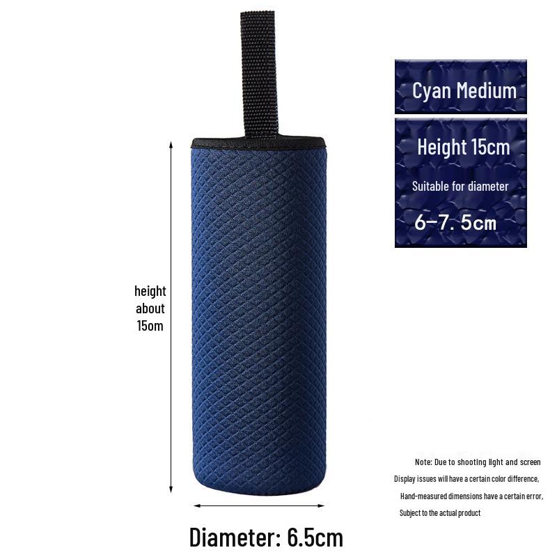 Универсальный ручной термоизолированный нескользящий чехол для стеклянной чашки с рельефным рисунком для сохранения тепла и защиты.