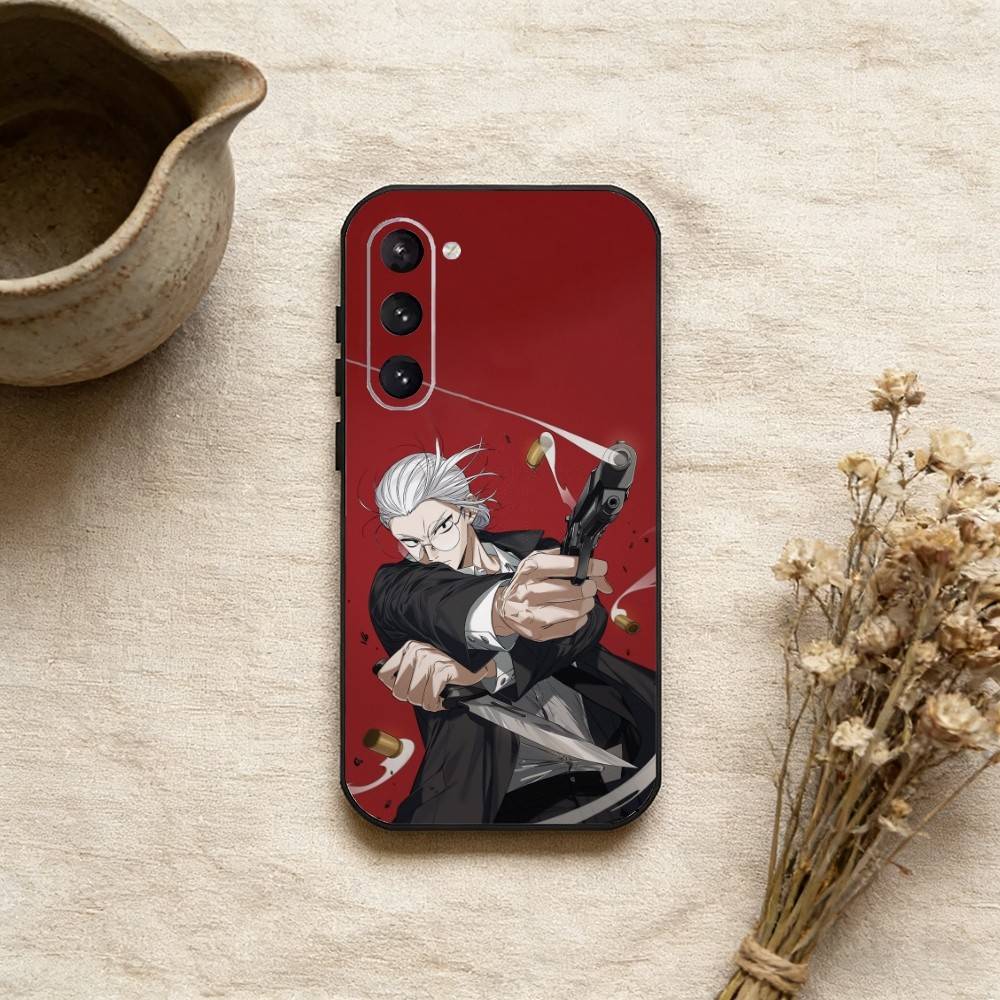Чехол для телефона Sakamoto Anime DAY для Samsung Galaxy A73, A72, A71, A70, A52, A51 Другие Мягкий Черный Чехол
