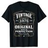 50th Birthday Gifts Men Women 50 Years Old Vintage 1975 Party T-Shirt Women Men Clothing Streetwear Graphic T Shirts Tops