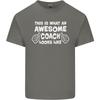 Потрясающая унисекс футболка Coach из легкого хлопка для регби, футбола, тенниса