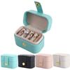 Box PU Leather Water-proof Earring Holder Jewelry Organizer Jewelry Storage Case Ring Display Box