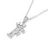 26 Letter Shining Women Necklace Popular Adjustable Alphabet Pendant