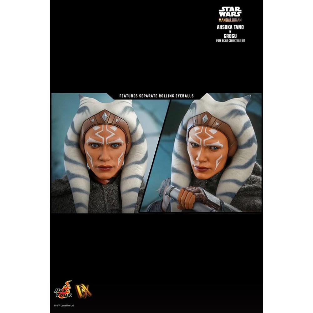 Hot Toys Мандалорец TV Masterpiece DX Асока Тано и Грогу Фигурки в масштабе 1/6