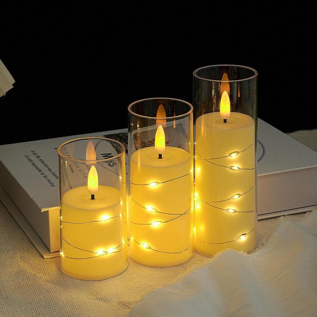 Remote Control LED Flickering Candle Cup for Weddings and Birthdays