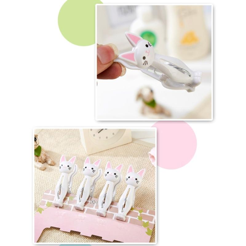 4 шт. Пластиковые прищепки для одежды с рисунком кошки, прищепки для белья, зажимы для пляжного полотенца, зажим для простыней и носков, ветрозащитные прищепки для стирки для дома