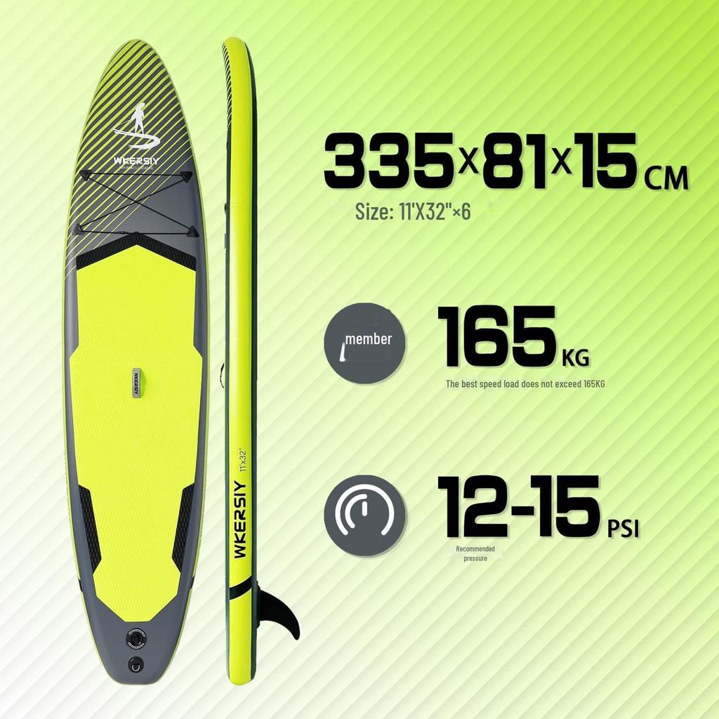 New 2025 Inflatable SUP Surfboard: High-Quality Paddle Board for Surfing and Paddling