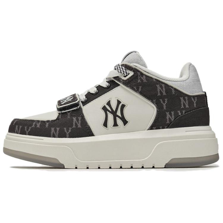 MLB Кроссовки New York Yankees Mid top для скейтбординга Унисекс Черный Белый 3ASXMDM6N-50BKS