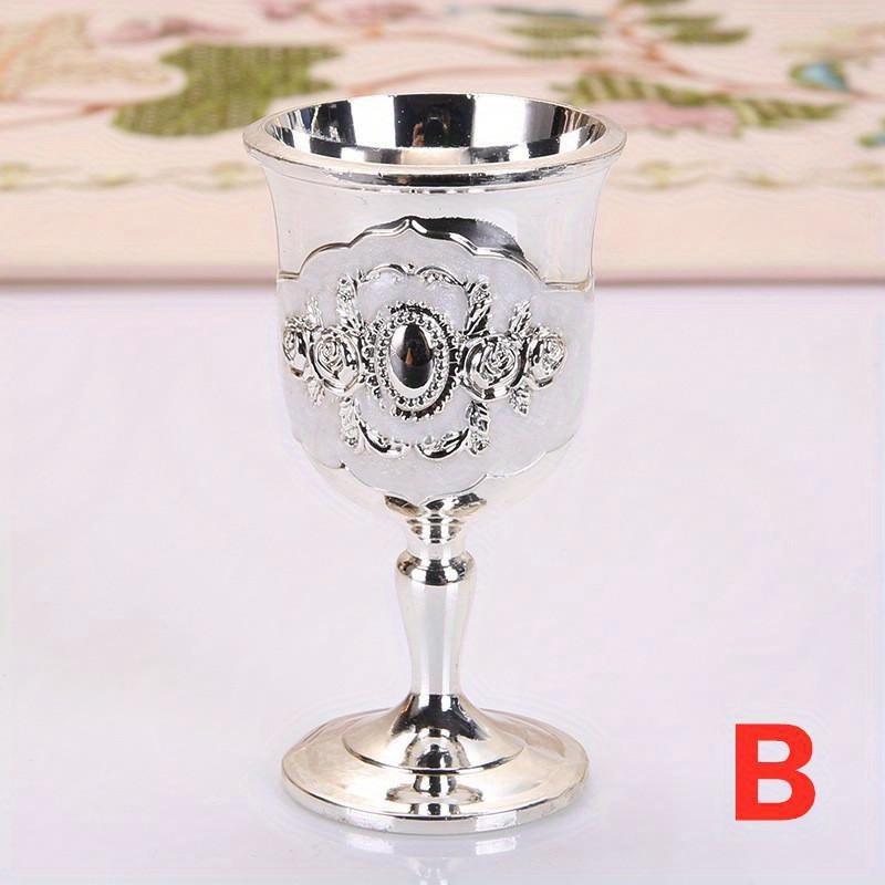 1 шт. Европейский стиль бокал для вина высококачественный бокал для ликера креативный домашний металлический бокал для ликера ретро креативные маленькие детали