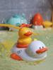 1PCS Big White Duck Shower Head 3 Little Yellow Ducks Spray Water Baby Infant Bathroom Bath Soothing Water Toy Gift Set