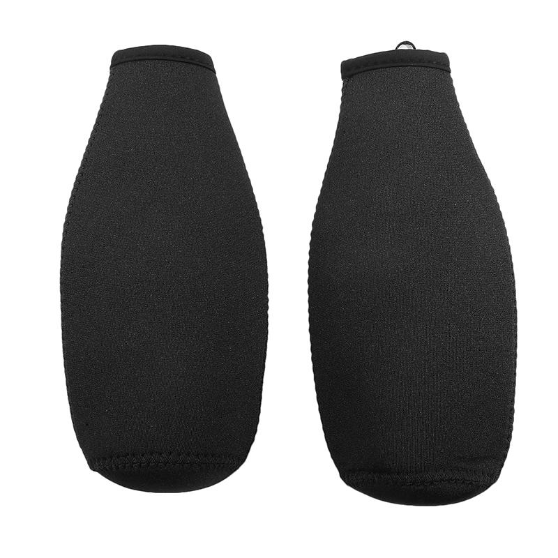 2 шт., термоизоляционный чехол для пивной бутылки, сохраняющий напиток холодным, застегивающийся на молнию, чехол для бутылки, чехол для охладителя пивной бутылки