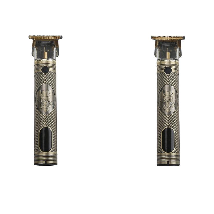 Профессиональный электрический триммер для волос, бритва для самостоятельного использования, встроенный аккумулятор, зарядка через USB, домашний салонный стиль, усовершенствованная стрижка волос