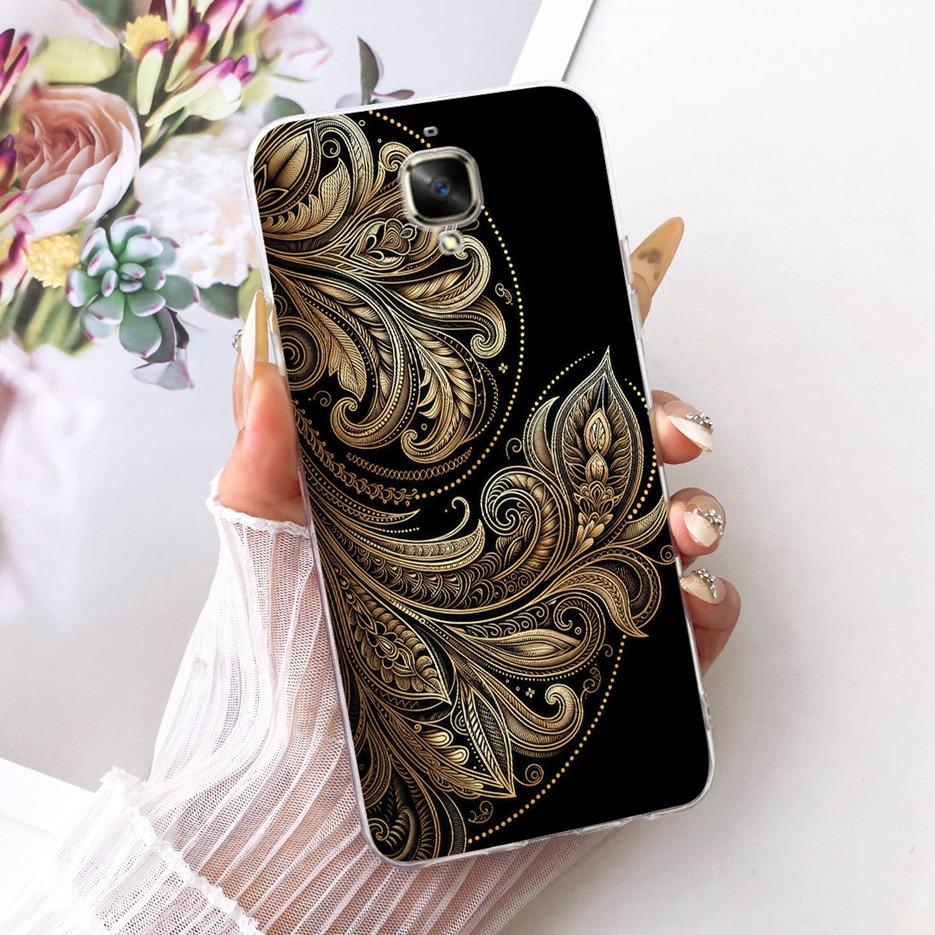 For Oneplus 3 Case A3000 Luxury Butterfly Tree Painted Cover 5.5'' Soft Silicone Phone Case For One plus 3 1+3 Oneplus3 4G Shell