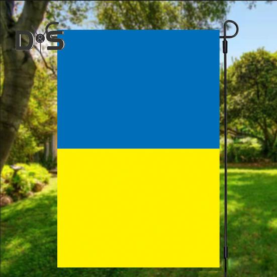 12" x 18" флаг Украины двухсторонний патриотический украинский национальный баннер украшение наружная подвесная табличка для сада балкон настенный декор
