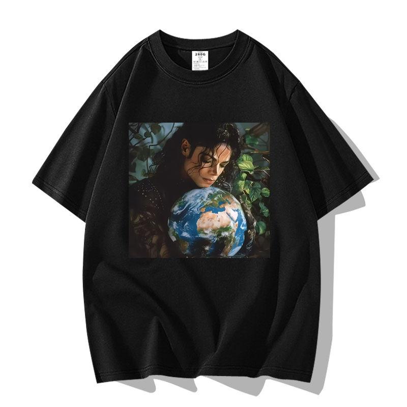 2026 Limited Edition Michael Jackson Pattern Men and Women New Summer T-shirts for Adults Parents and Children Cotton T-shirts