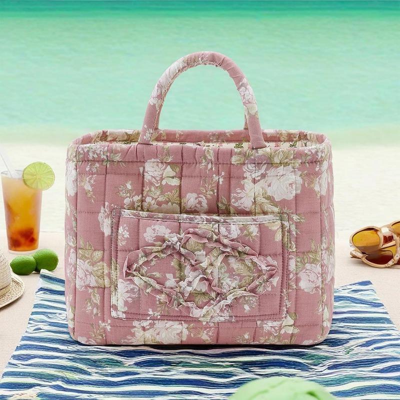 Корзина для хранения ткани в стиле бохо, цветочные корзины для белья, декоративные корзины большой вместимости, переносная складная сумка для хранения одежды и всякой всячины