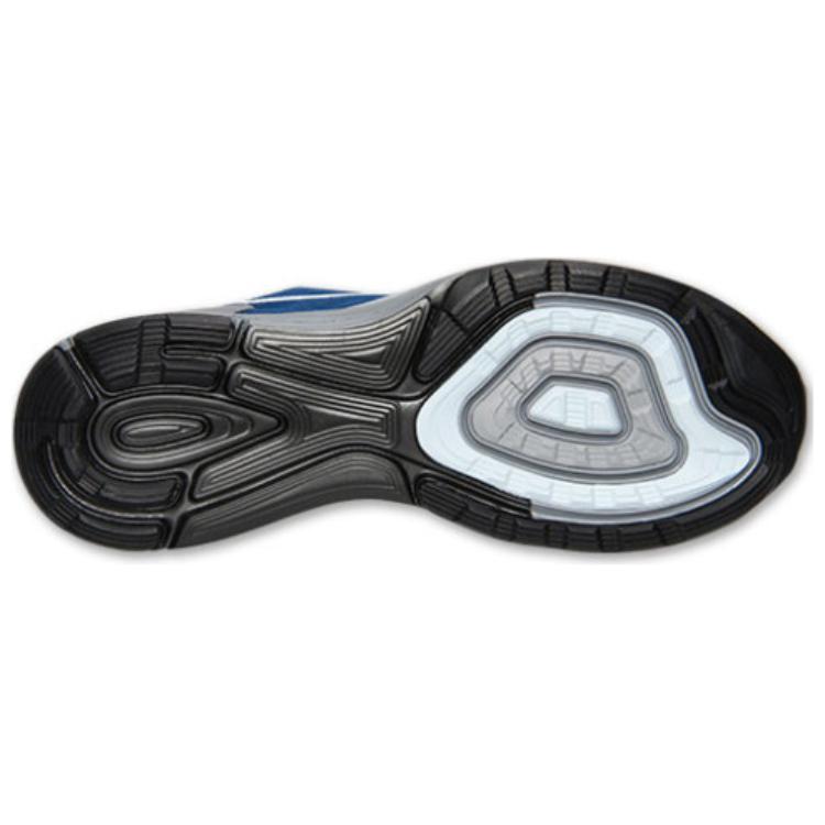 Nike LunarGlide 6 Gym Blue Cool Grey мужские кроссовки Белый Обсидиан 654433-420