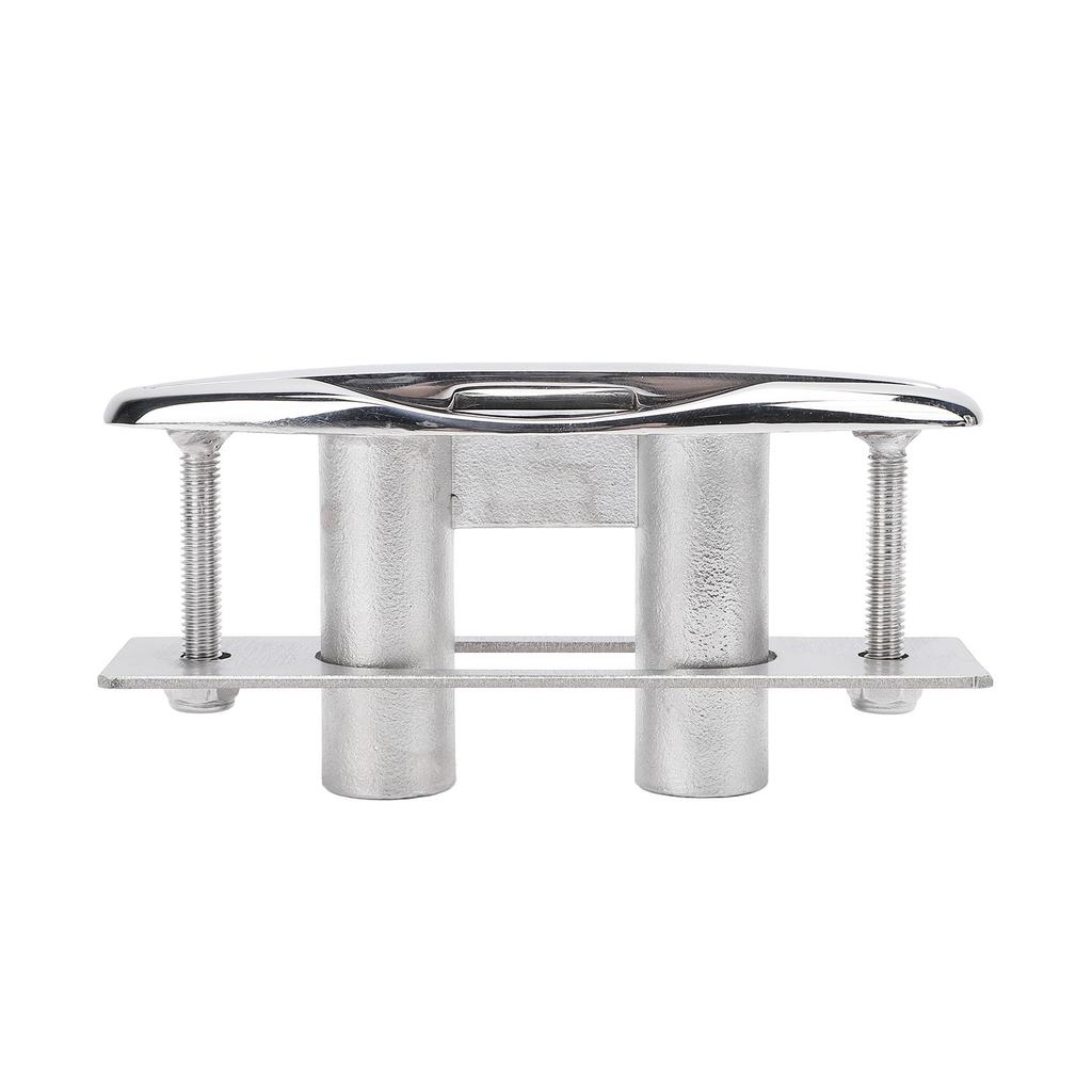 5in Boat Cleat 316 Stainless Steel Pull Up Deck Cleat Retractable Heavy Duty Flush Mount Dock Cleats with Backing Plate