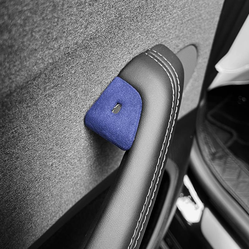 Декоративная панель-наклейка на переключатель двери автомобиля Super Suede Для Tesla новая модель 3 2025 защитная накладка на переключатель авто аксессуары для интерьера
