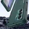 Чехол-подставка для Samsung Galaxy Z Fold6 5G, кожаный+ПК, чехол для телефона со стилусом и защитной пленкой из закаленного стекла