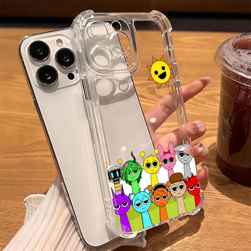 Мультяшный чехол для телефона S-Sprunkis Game для Samsung A56 A26 A33 A54 A52 A51 A73 A55 A53 A36 A35 A34 A32 A25 A24 A23 A16 A15 4G 5G