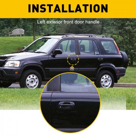 ABS Наружная дверная ручка для 1997-2001 Honda Передняя CR-V Водитель 72180ST0003 Сторона