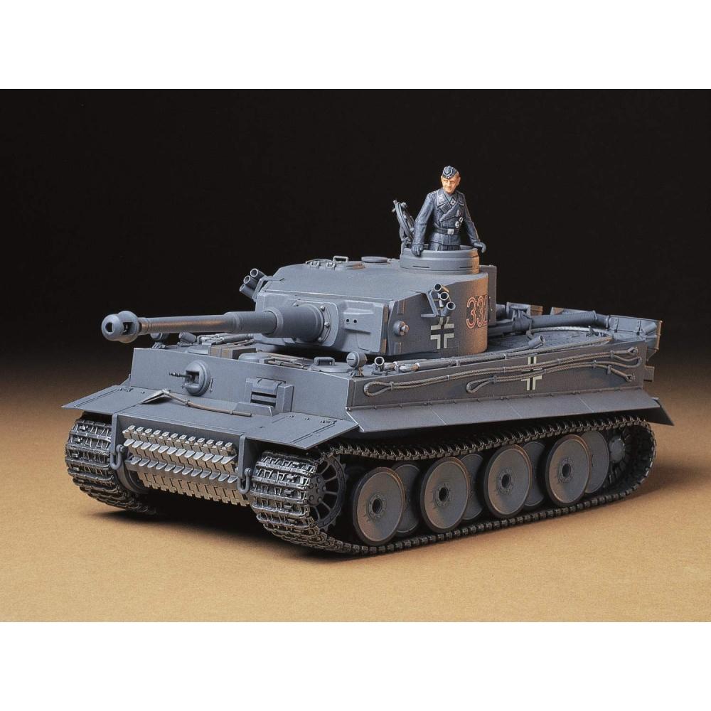 Tamiya 135 Военная миниатюра Серия №216 Немецкий армейский тяжелый танк Tiger I Тип Ранний выпуск Пластиковая модель 35216