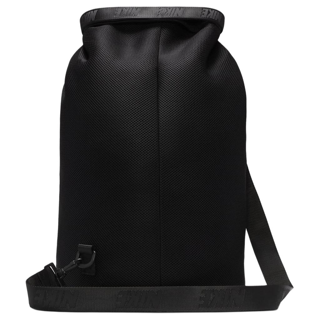 Nike Swim Mesh Fashion Trend Polyester Crossbody Bag Unisex bags Black White DV2704-010