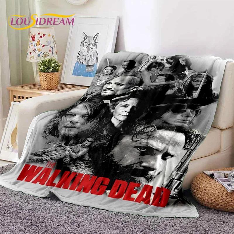 The Walking Dead Lincoln TWD Soft Flannel Blanket for Beds Bedroom Sofa Picnic,Throw Blanket for Cover Outdoors Leisure Nap Gift
