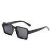 Trendy Retro Rectangle Sunglasses: Unisex European-American Street Style