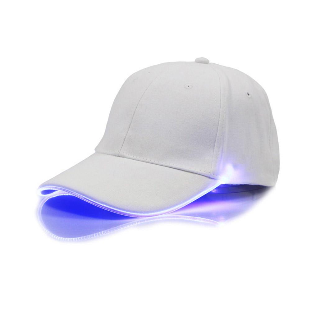 Simplicity Punk Style Baseball Hat Luminous Cap Tourism Headwear Fashion Bright Snapback LED Light