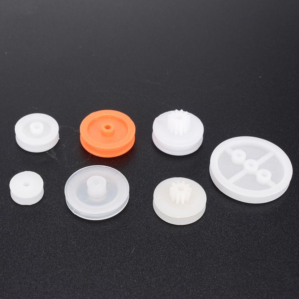 Necessary Kit Robot Plastic Motor Single Double Layer Worm Gears Cog Wheels Shaft for DIY Crown