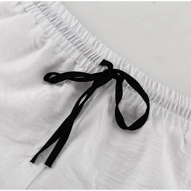 Повседневные свободные шорты комплекты женские кардиганы на пуговицах топы широкие шорты офисные женские комплекты из 2 предметов 2025 новые костюмы весна лето