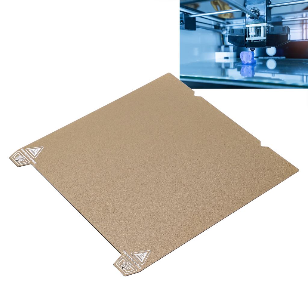 Textured PEI and Sleek PEO Build Plate 235x235mm Spring Steel 3D Printer Bed for Creality K1