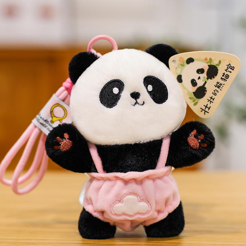 Плюшевая Панда Кукла Брелок для Рюкзака Брелок Подвеска