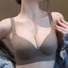 Бесшовный бюстгальтер Женское кружевное поддерживающее нижнее белье Собирающий бюстгальтер Большого размера Тонкий бюстгальтер Пуш-ап