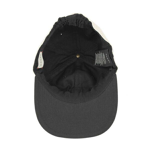 Б/у Новый Gucci GUCCI Кепка Повязка на голову Логотип Голова Черный Черный Белый Белый