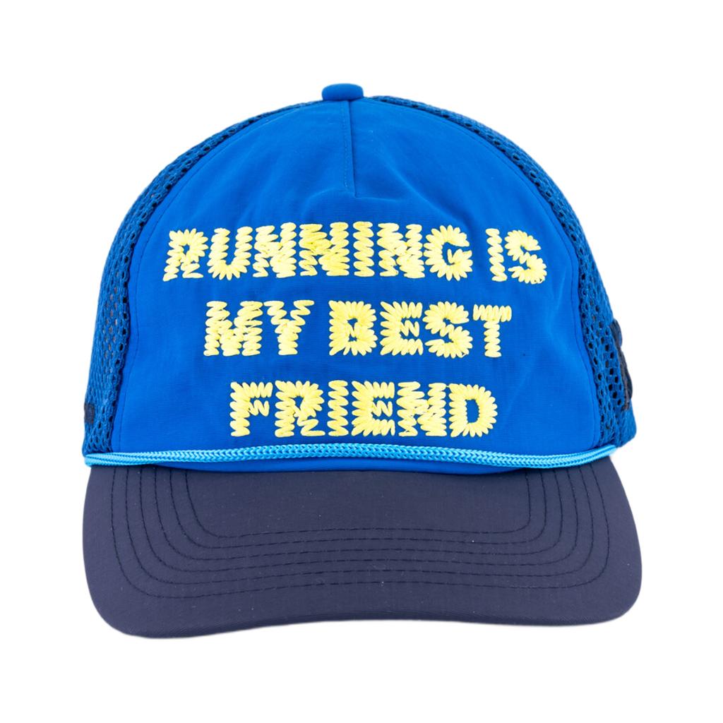 Alex Zono Running Is My Best Friend Trucker Blue