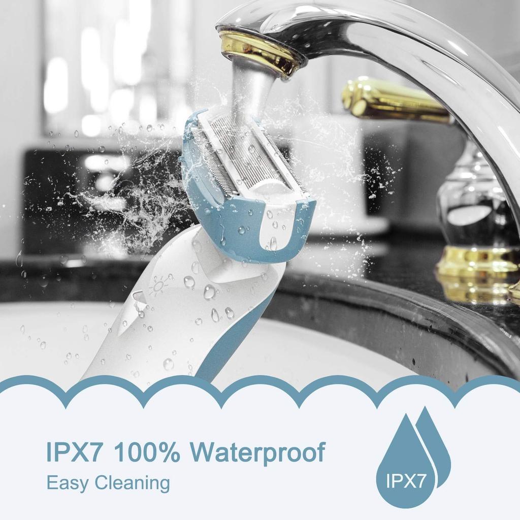 Бритва Brori, электрическая бритва для женщин, триммер для бикини, удаление волос на теле, на ногах