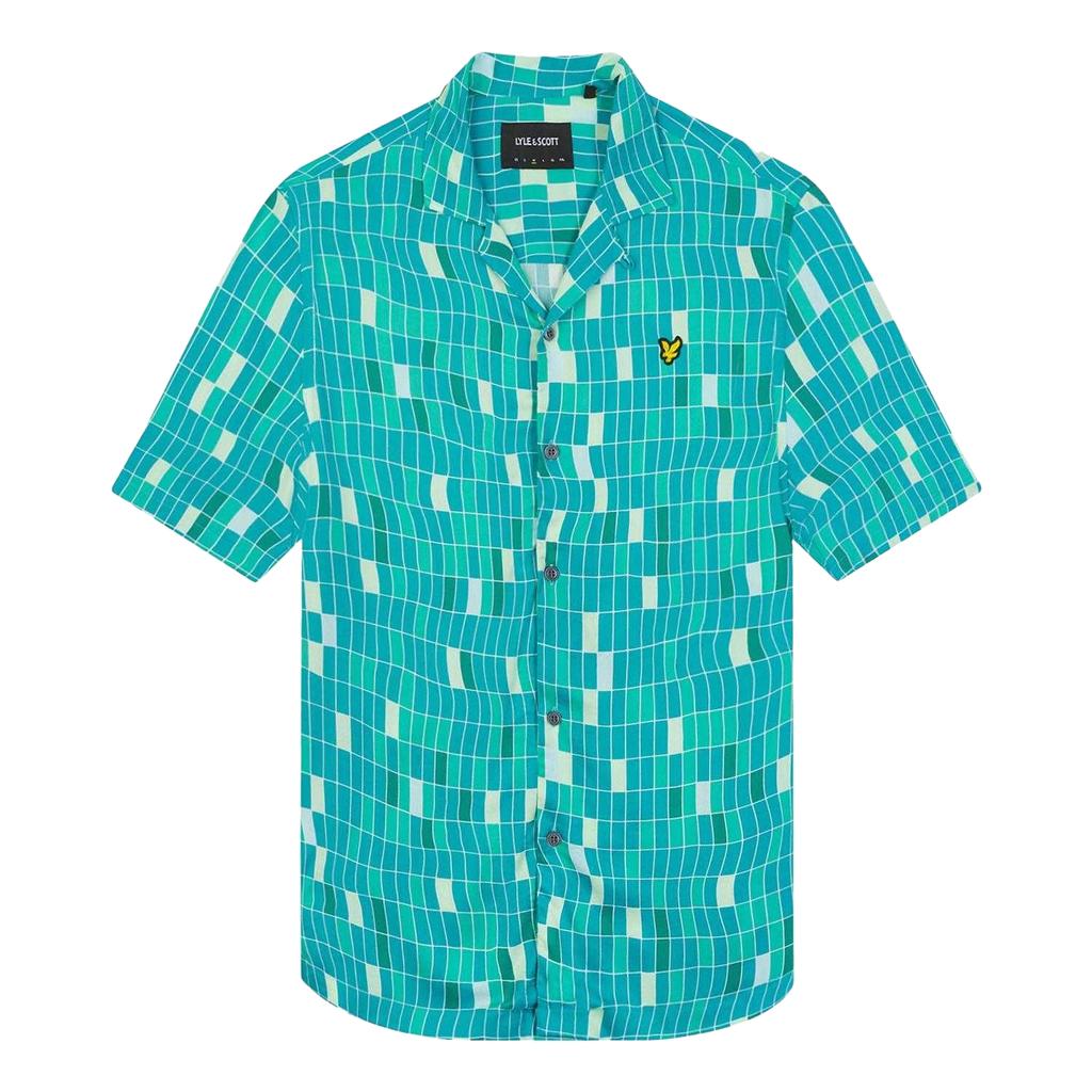Lyle & Scott Mens Pool Print Shirt