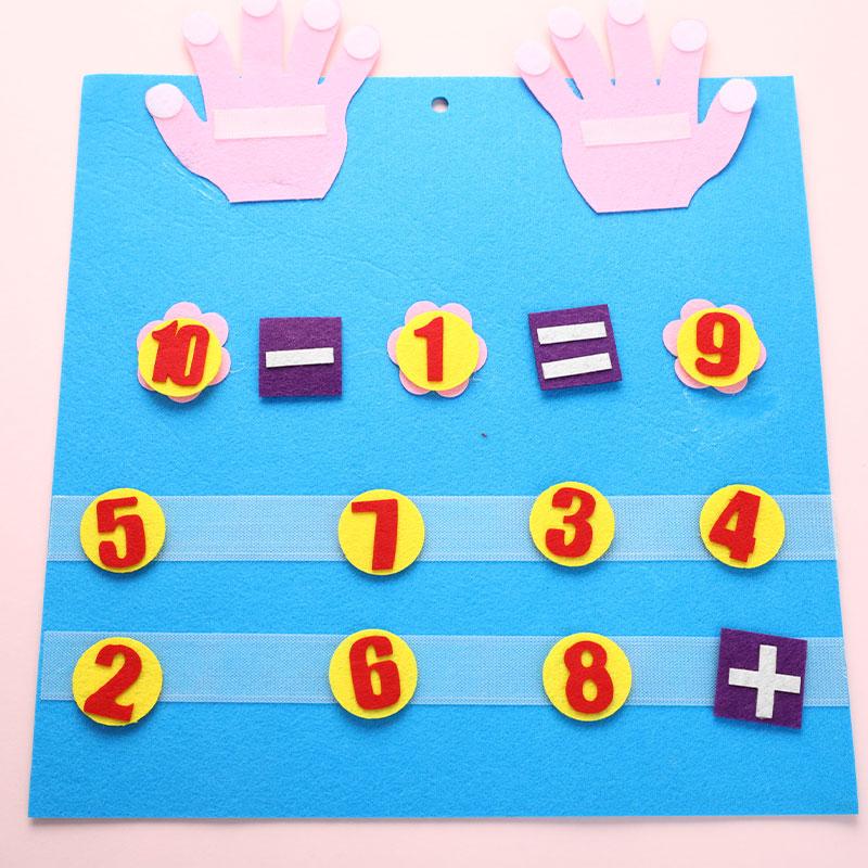 1 шт интеллектуальный войлок детские обучающие игрушки для обучения математике