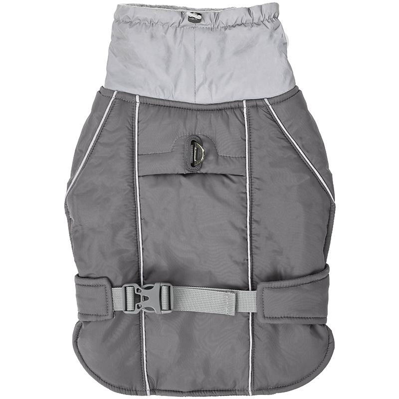 Светоотражающая куртка для собак, водонепроницаемое пальто для домашних животных, зимние теплые уличные куртки для собак с бархатом, одежда для прогулок для средних и больших собак