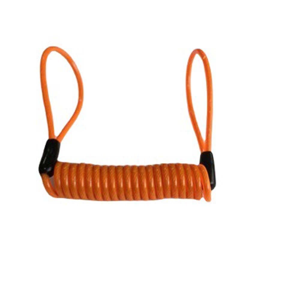 Scooter Motorcycle Bike Anti-Theft Rope Spring Cable Lock Alarm Disc Lock Security Reminder