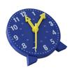Clock Teaching Aid Learning Model Toy Elementary School Students Kids Cognitive Time Tool Blue
